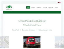Tablet Screenshot of greenplus-europe.com
